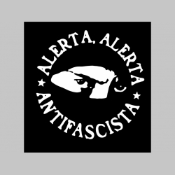 Alerta Alerta, Antifascista chrbtová nášivka veľkosť cca. A4 (po krajoch neobšívaná)